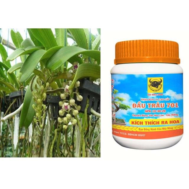 Phân bón NPK Đầu trâu 701 hoa, cây kiểng hủ 100gram, Kích Ra Hoa Đầu Trâu, 701 Đầu Trâu- Phân Bón Lá 701
