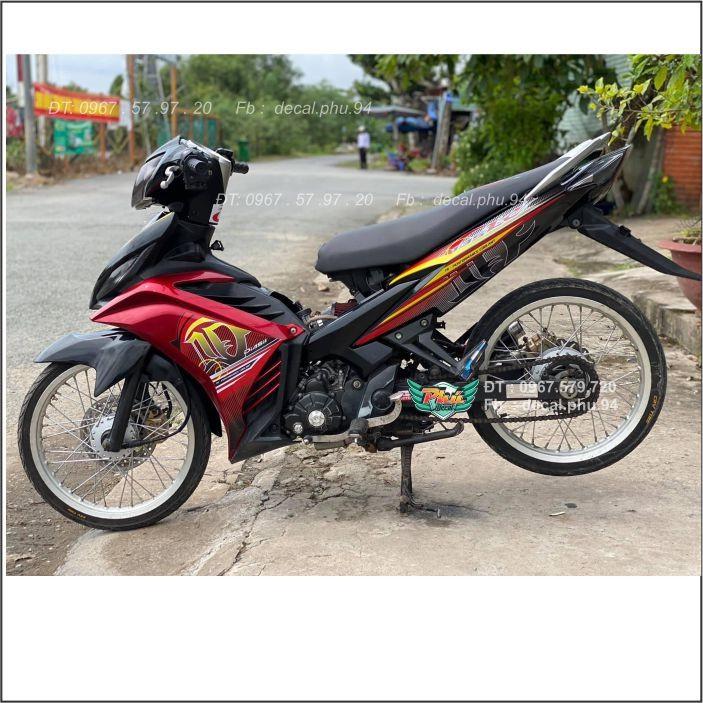 Tem Rời Exciter 135 Lc đỏ đen