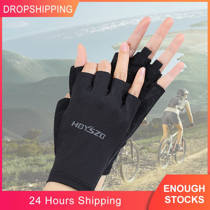 Mới Đi Xe Đạp Găng Tay Ngón Chống Trơn Trượt Chống Sốc Thoáng Khí Găng Tay Xe Đạp MTB Đi Xe Máy Găng Tay Thiết Bị Bán Chạy Color: B Pink Size: M