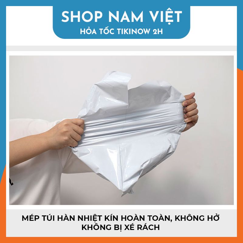 Túi PE Dán Niêm Phong Hàng Hóa, Siêu Dai, Bền Chắc (Cuộn 20 Túi)