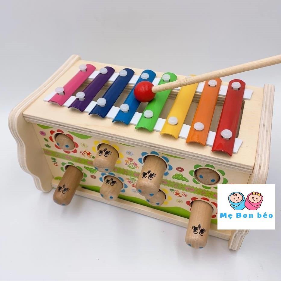 ĐẬP CHUỘT KÈM ĐÀN - ĐỒ CHƠI GỖ TRÍ TUỆ