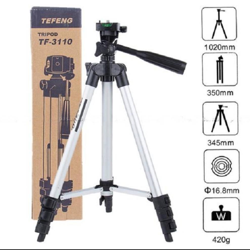 BỘ 1 TRIPOD VÀ 1 GIÁ ĐỠ - GẬY LIVESTREAM 3 CHÂN CỰC HOT 88202 SHOP TIỆN ÍCH h1