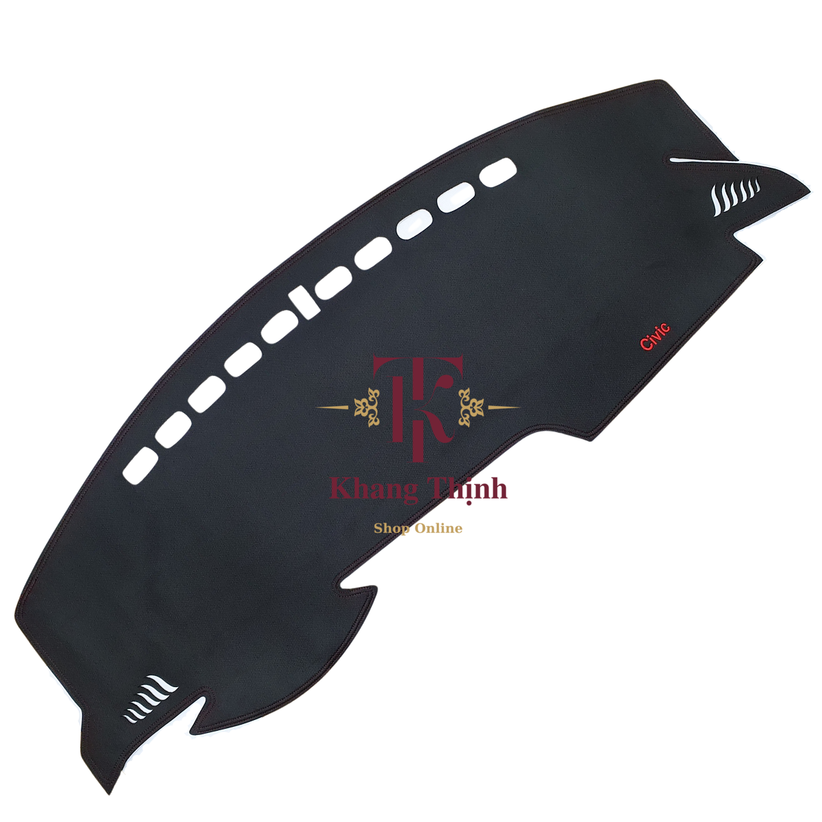 Thảm Da Taplo Dành Cho Xe Honda Civic 2017 - 2021 Vân Carbon Cao Cấp