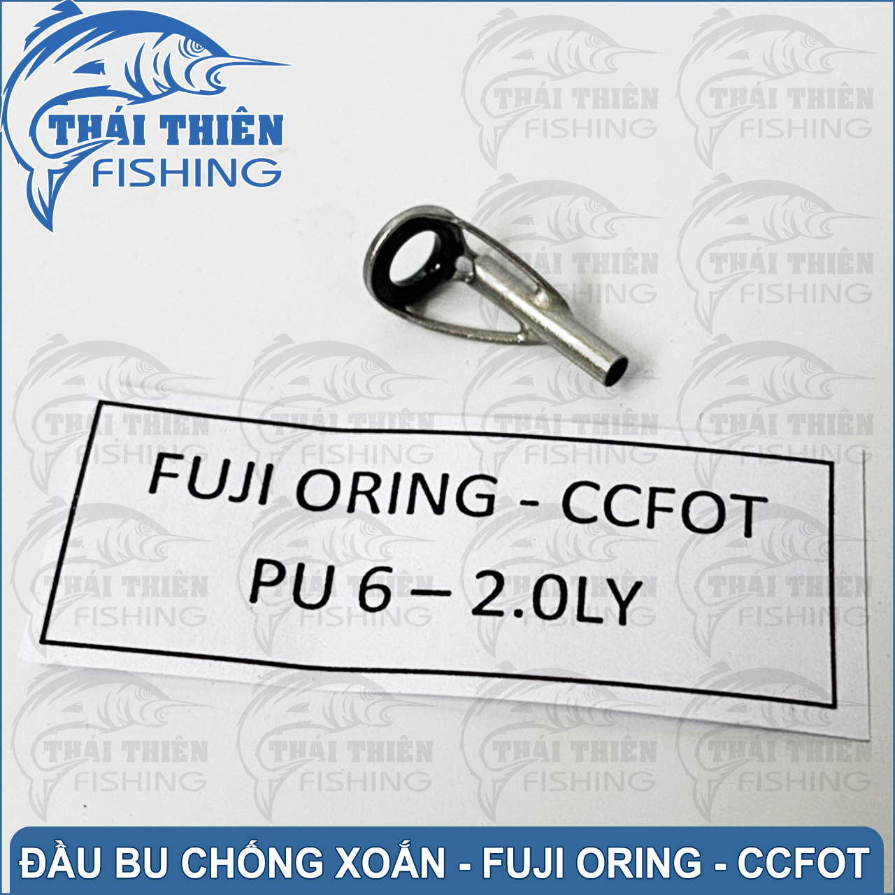 Đầu Bu Fuji Oring CCFOT Chống Xoắn Cao Cấp Dùng Cho Cần Câu Lure, Cần Máy Câu Ngâm