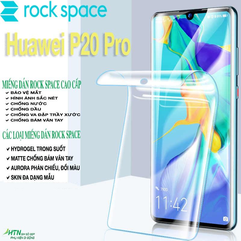 Miếng dán rock space cho Huawei P20 Pro PPF Hydrogel dán màn hình/ mặt sau lưng điện thoại tự phục hồi vết xước nhỏ chống ánh sáng xanh cao cấp - Hàng chính hãng