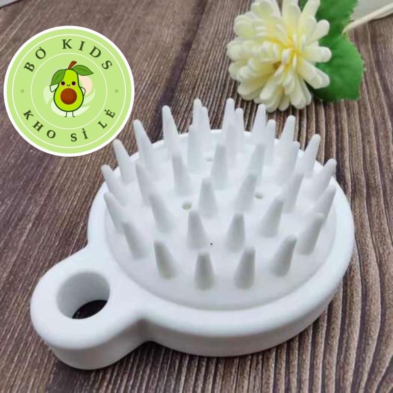 Lược gội đầu silicon Nhật massage đầu giảm Stress kích thích mọc tóc