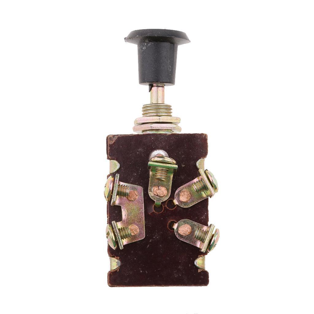 Headlight Light Switch Push Pull Button Switch for Boat Marine