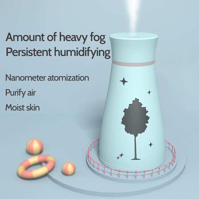 Máy Phun Sương Tạo Độ Ẩm USB Di Động Siêu Âm Thanh Hoa Khuếch Tán Thoáng Mát Atomizer Máy Tạo Độ Ẩm Không Khí Máy Lọc Có Đèn Xe Ô Tô Văn Phòng Nhà