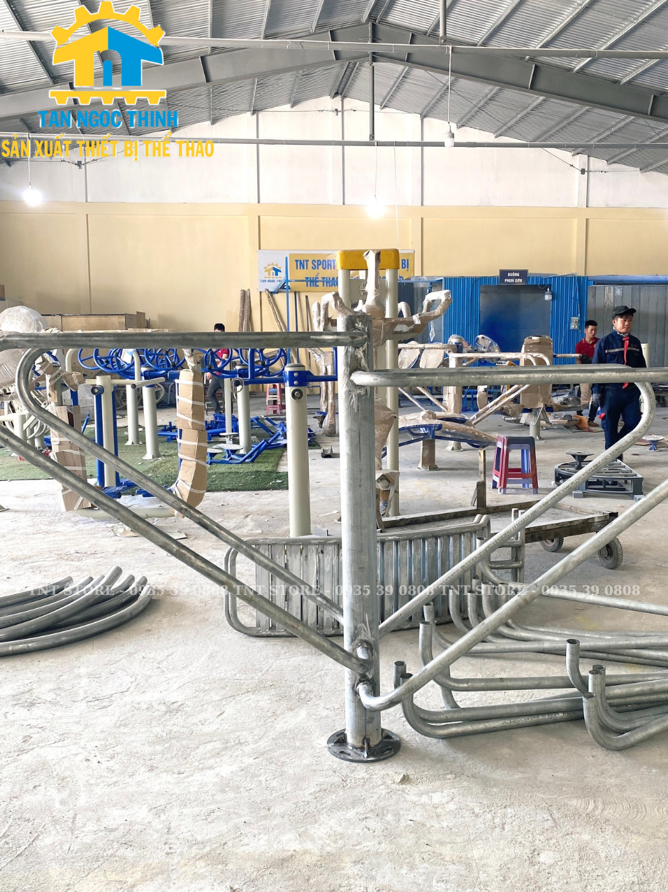 Thiết bị Xà kép tập 2 người Ngoài trời giá tại xưởng