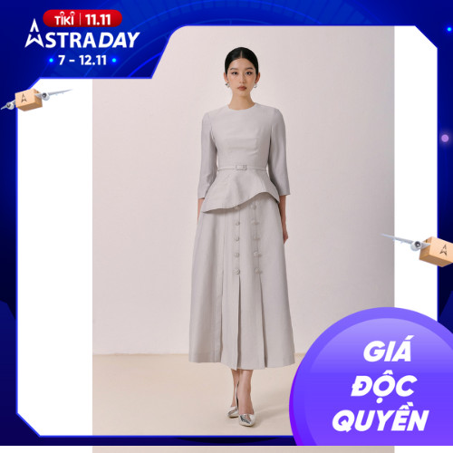 Áo Peplum Tay Lỡ Kèm Dây Đai Nữ White Ant, Hàng Thiết Kế Cao Cấp JOSS PEPLUM BLOUSE 170300251.381 - S