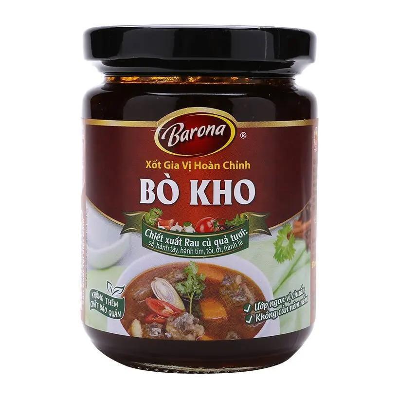 Xốt Gia Vị Hoàn Chỉnh Barona - Bò Kho 250gr (dạng hũ)