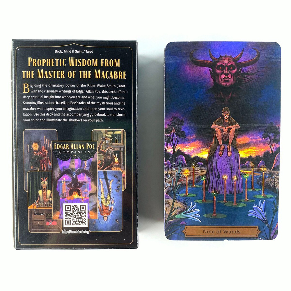 Bộ Bài Edgar Allan Poe Tarot 78 Lá Bài