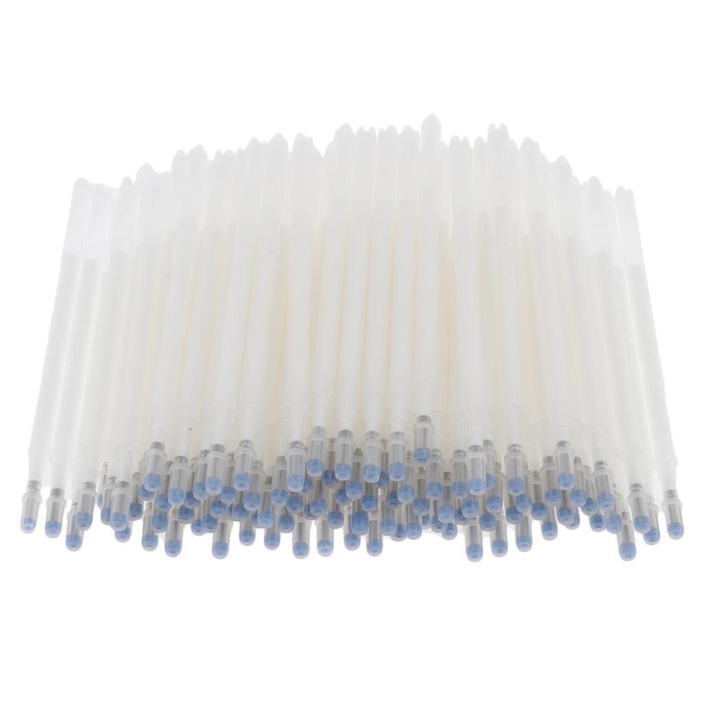 2x 100 Pieces Fabric Erasable Marking Pen Refill for