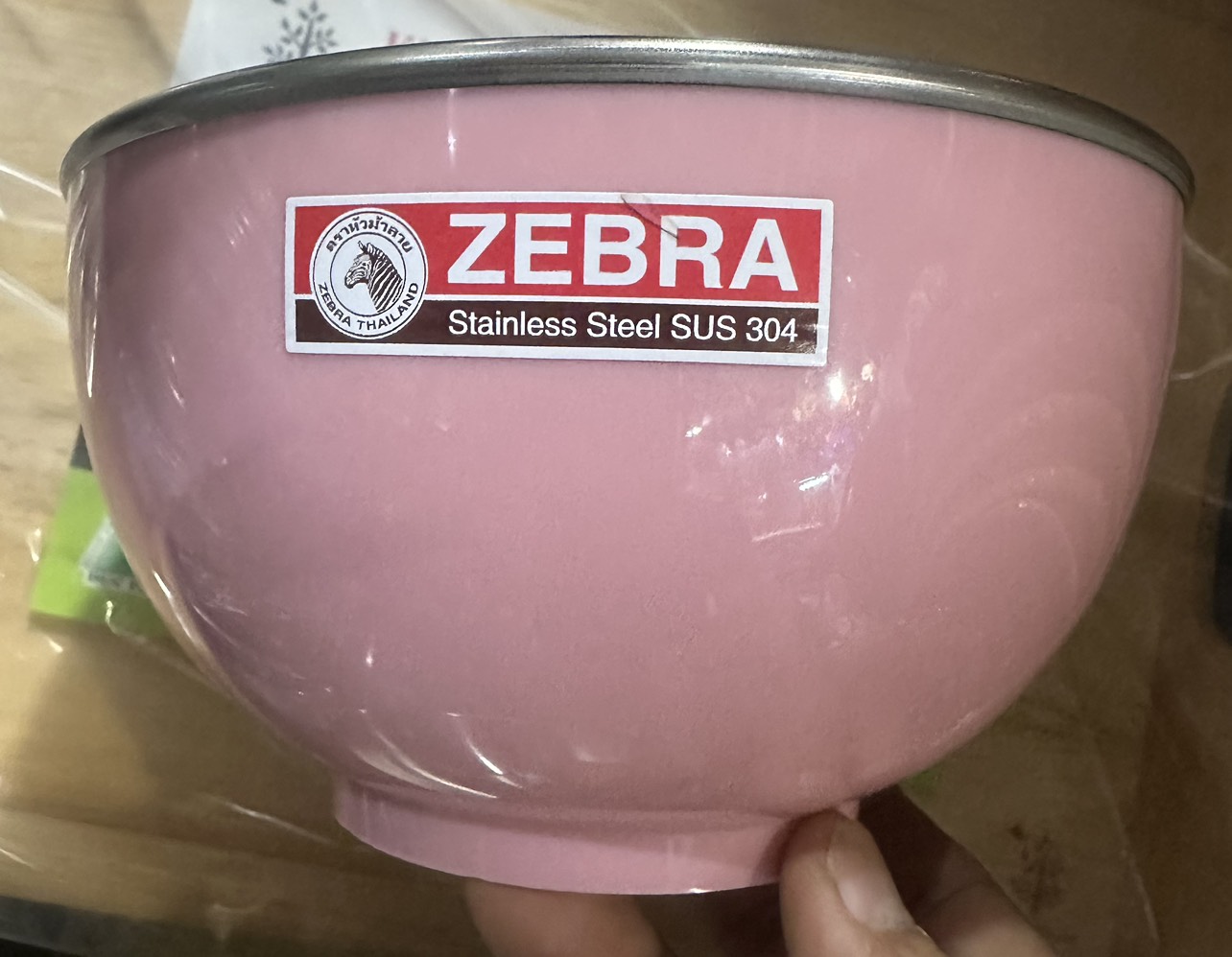 Tô Inox 304 Zebra màu 15cm , màu 2023 - nhập khẩu Thái Lan