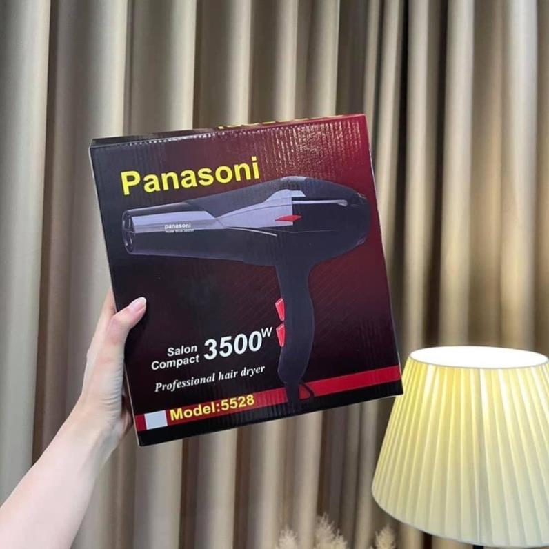 Máy sấy tóc công suất lớn tạo kiểu Panasoni chính hãng, Máy khò tóc 2 chiều nóng lạnh 3500w thiết kế nhỏ gọn sang trọng