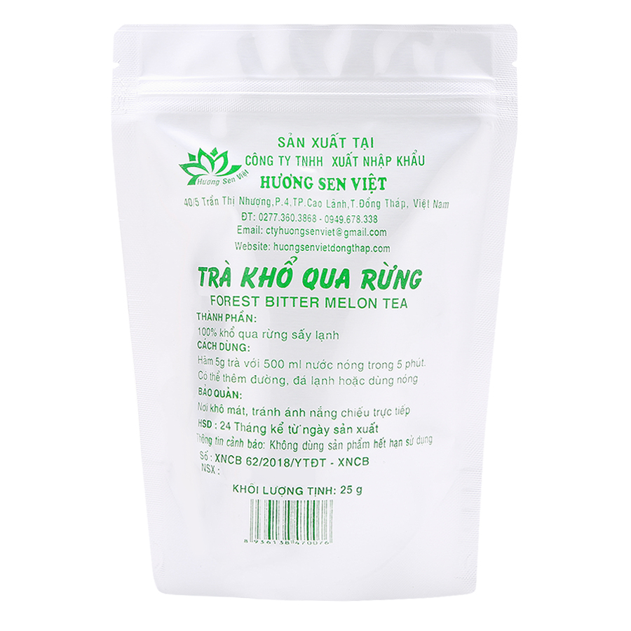 Trà Khổ Qua Rừng (Sấy Lạnh) Hương Sen Việt (25g)