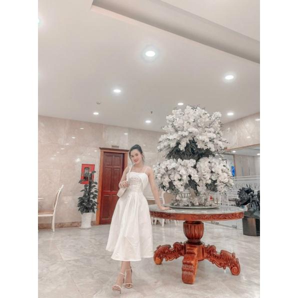 ĐẦM 2 DÂY VIỀN REN DỰ TIỆC