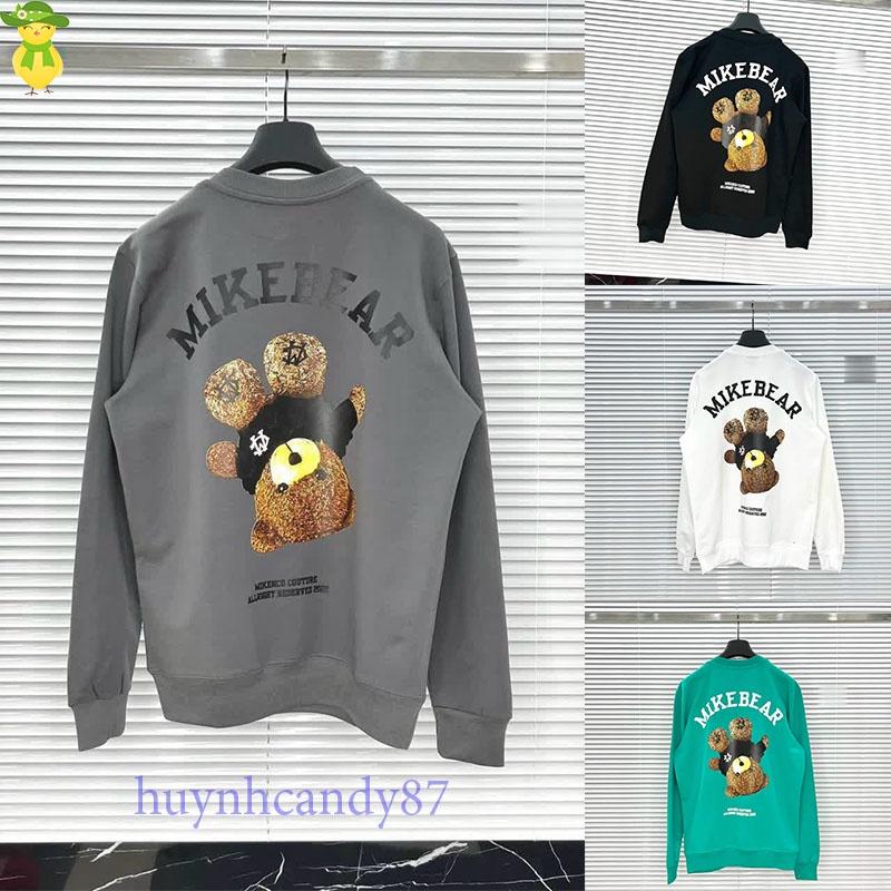 Áo thun nỉ unisex cổ tròn nam nữ in gấu nhiều mẫu mới, áo sweater nỉ giá rẻ phù hợp nam nữ chất cotton