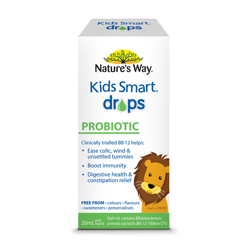 Nature's Way Kids Smart Drops Probiotic - Men vi sinh thiết yếu cho trẻ