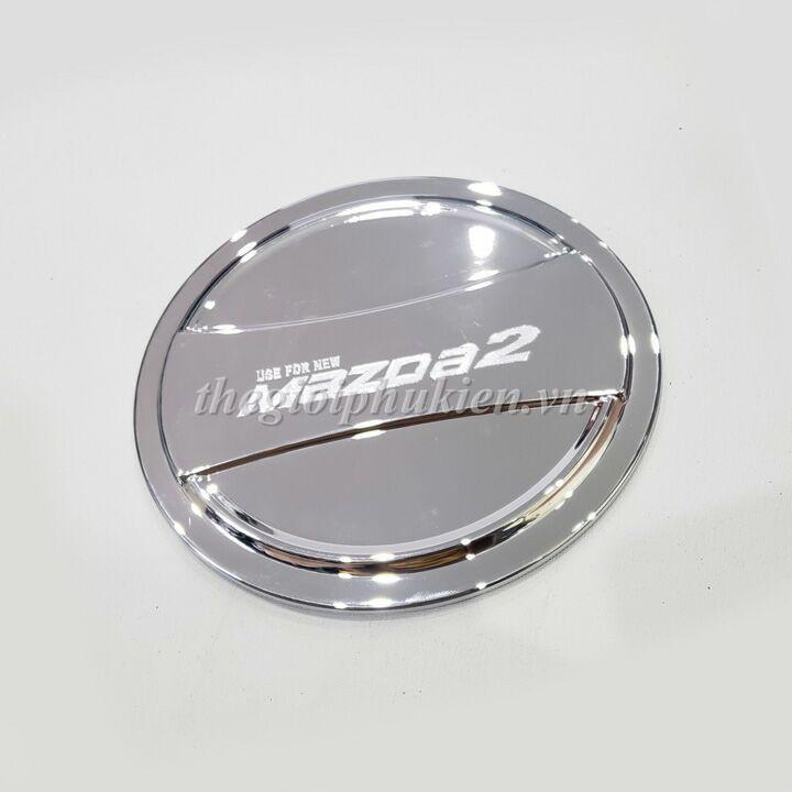Ốp nắp bình xăng Mazda 2 mạ Crom
