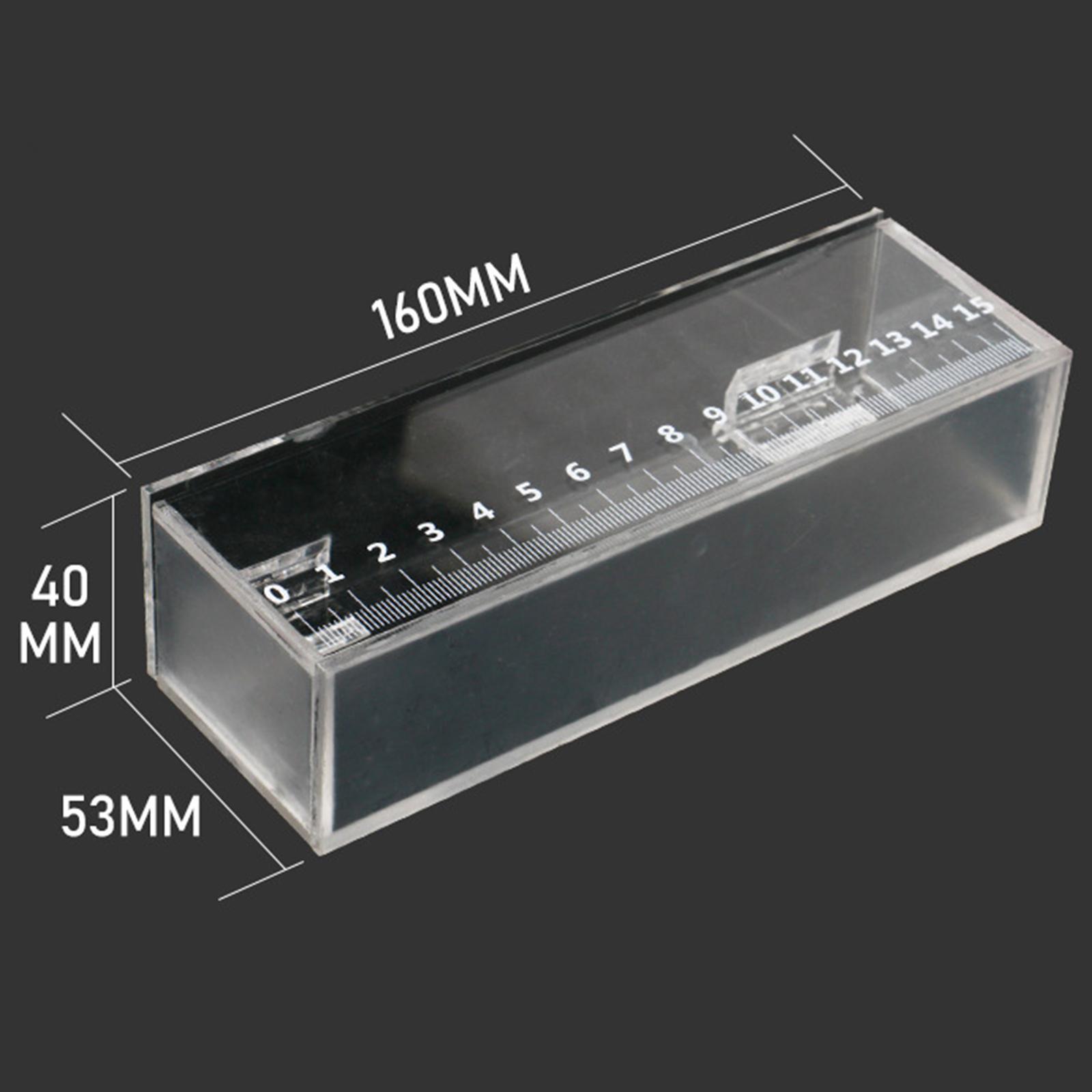 Fish Viewing Box Acrylic Small Holder Mini Aquarium Clear Fishing Photo Tank