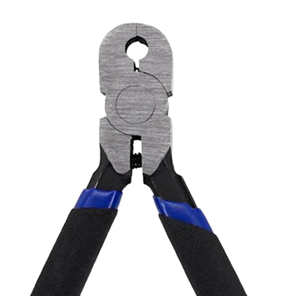 6 Pcs Bow String Nocks Set Buckle Clips Nocking Point + 1 Pcs Black Pliers