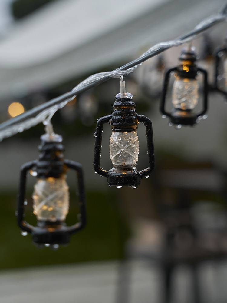 Đèn Trang Trí Năng Lượng Mặt Trời Hình Đèn Dầu, 20 Bóng LED, Nhiều Chế Độ, Chiều Dài 5m - DA3066