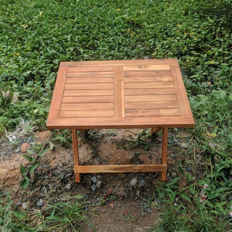 (60x45cm)Bàn Gỗ Cafe loại 1(xếp gọn)