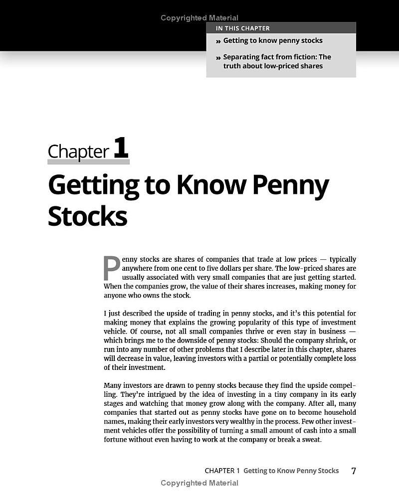 Sách ngoại văn: Penny Stocks For Dummies 3rd Edition