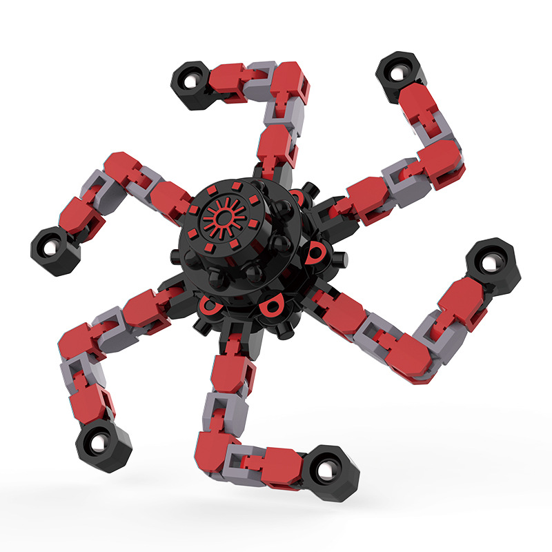 Đồ chơi con quay spinner robot biến hình thông minh cho bé