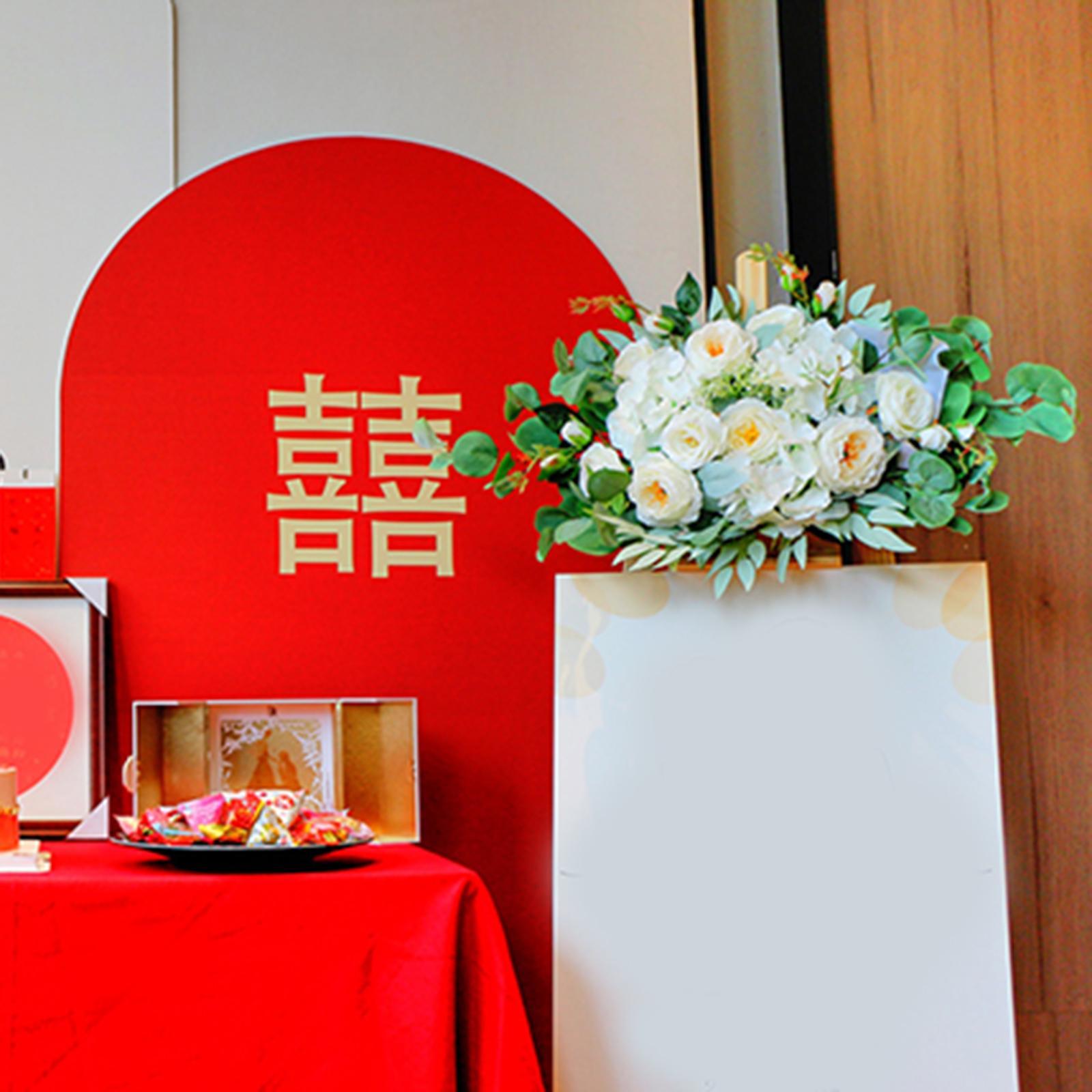 Artificial Rose Flowers for Photographic Props Farmhouse Ceremony Living Room Scenery