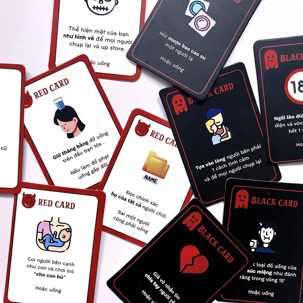 Bộ bài uống rượu drinking game TRUTH OR DRINK ALCOHOL boardgame nhiều thử thách mới lạ và độc đáo cho bạn bè