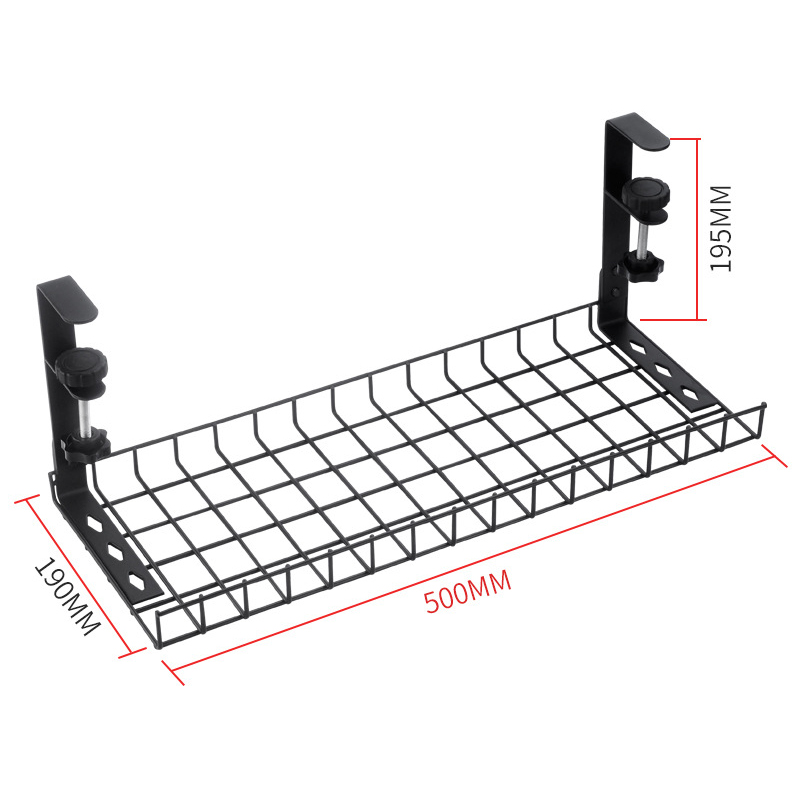 Giá Đỡ Ổ Cắm Điện Kẹp Bàn; Khay Đi Dây Điện Dưới Bàn Làm Việc; Đựng Ổ Điện, Treo Dây Điện; Giá Đở Thu Gọn Dây