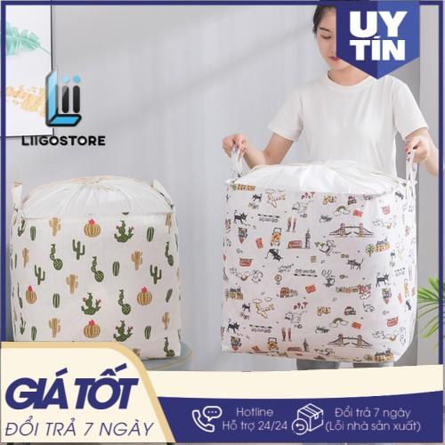 Túi Đựng Chăn Màn, Quần Áo Chống Ẩm Mốc size 75L - 100L