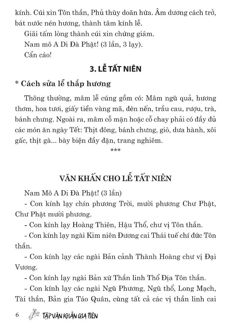 Sách - Tập Văn Khấn Gia Tiên - Văn Khấn Nôm Tại Nhà