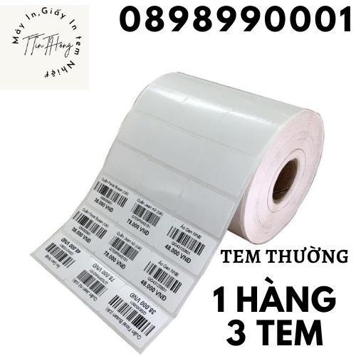 10 Decal Nhiệt In Tem Mã Vạch 35x22 ( 3 Tem )