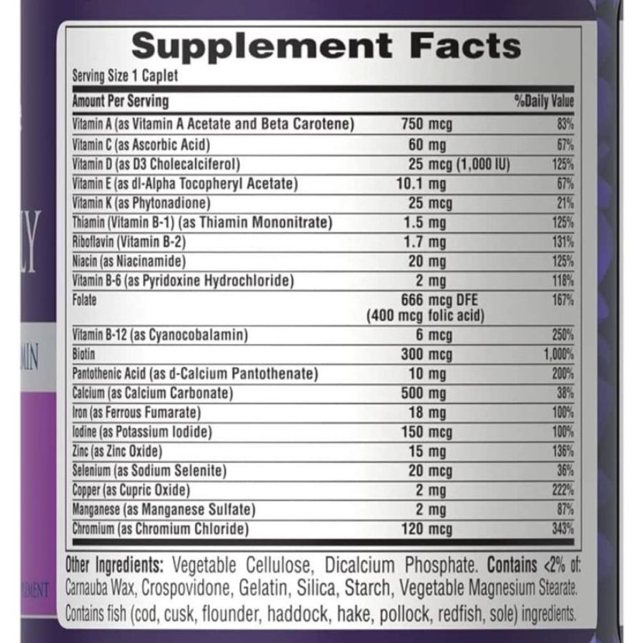 Vitamin tổng hợp nữ One Daily Women's Multivitamin Puritan's Pride tăng sức đề kháng và tăng sức khỏe tổng thể - QuaTangMe Extaste