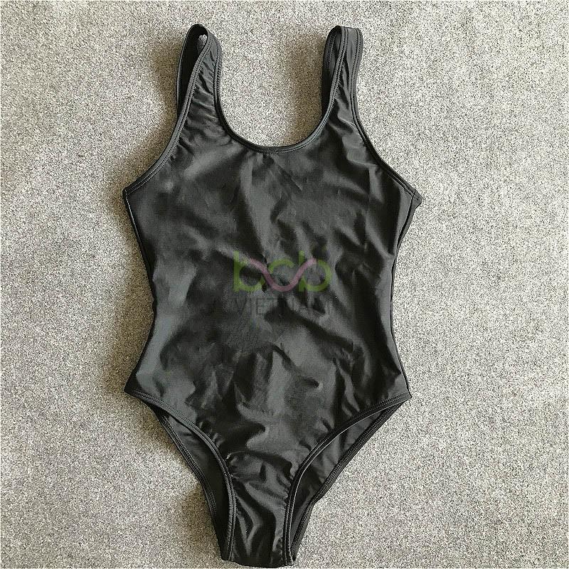 Đồ Bơi 1 Mảnh Sexy Body Đi Biển Du Lịch Mùa Hè Chất Liệu Thun Co Giãn Chất Đẹp Dành Cho Nữ Màu Đen