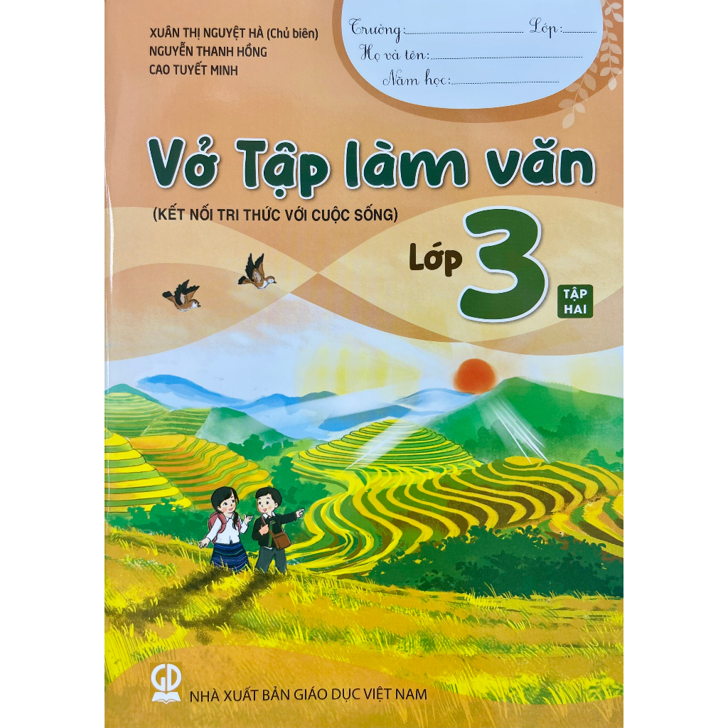 Sách - Combo Vở tập làm văn lớp 3 tập 1+2