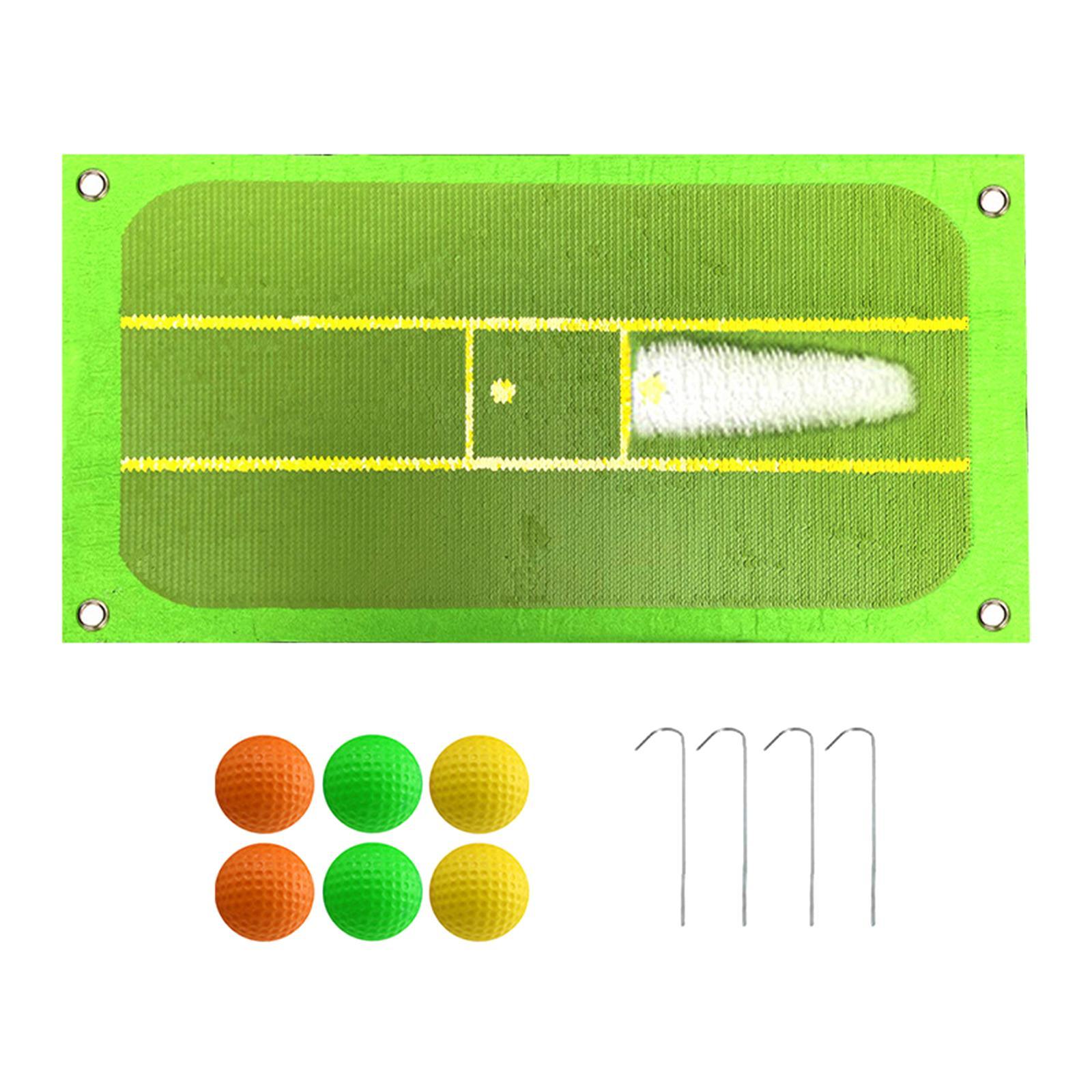Golf Swing Mat Golf Practice Hitting Aid Equipment for Training Outdoor