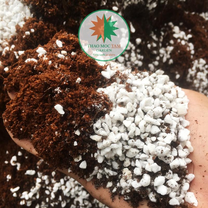 Đá Perlite Namix Bao đầy 100L / Đá trân châu - Giá thể nhẹ, cao cấp trồng cây hoa chậu nhà phố