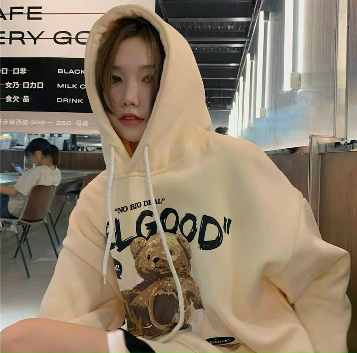 [VIDEO ẢNH THẬT ]Áo hoodie FEELGOOD Unisex Rộng - Kiểu Khoác Thn Nỉ Ngoại Cao Cấp Cặp Nam Nữ