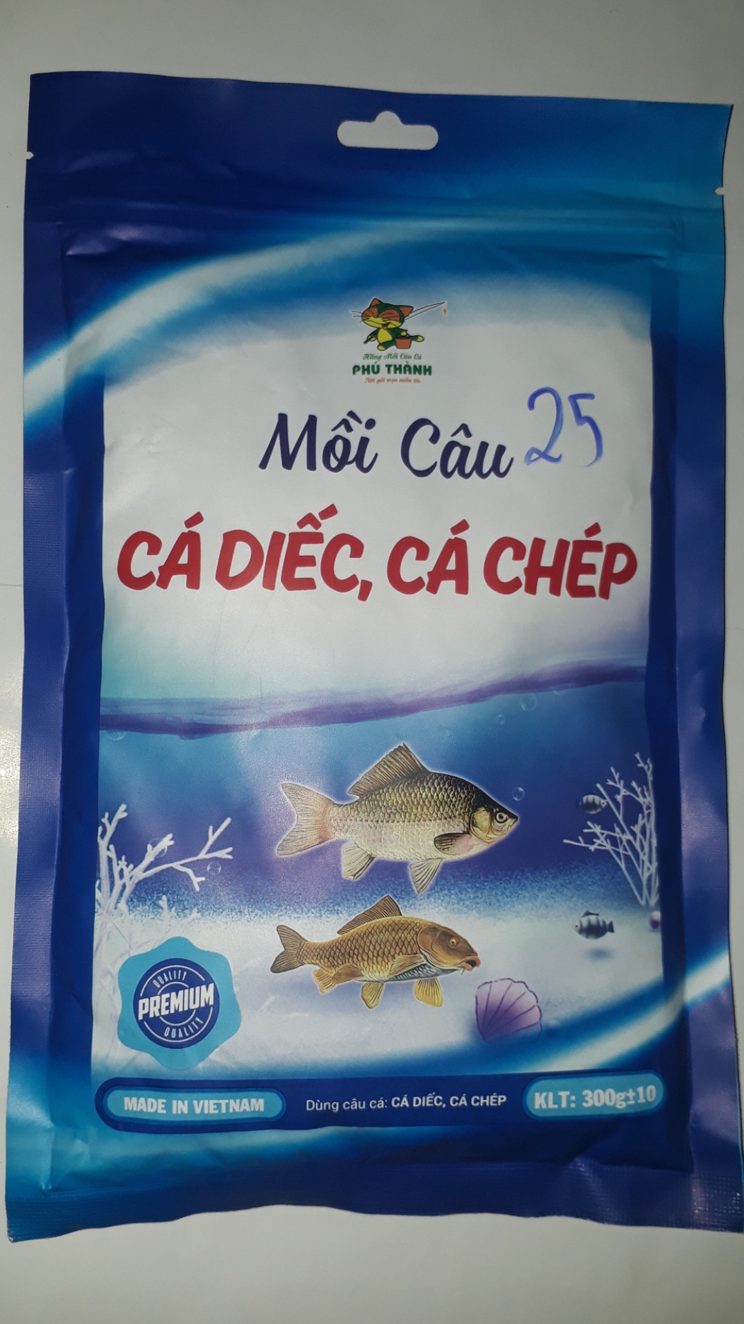 2 gói MỒI CÂU CÁ DIẾC _CHÉP - Hãng Phú Thành