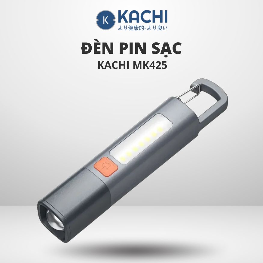 Đèn Pin Sạc Đa Năng Kachi MK425: Soi Rọi Mọi Hành Trình, Bừng Sáng Mọi Cuộc Vui - hàng chính hãng