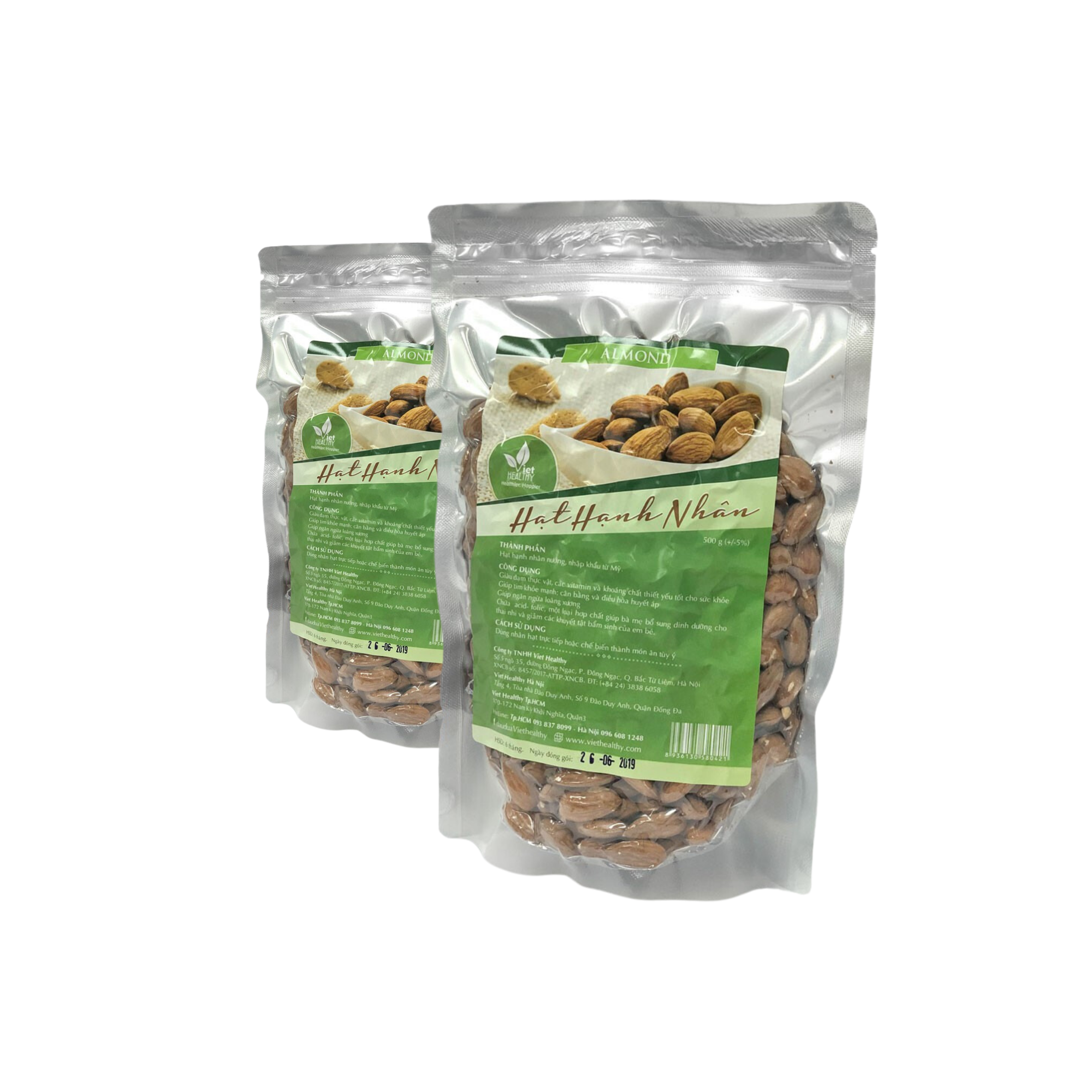 Hạt hạnh nhân Mỹ 500g