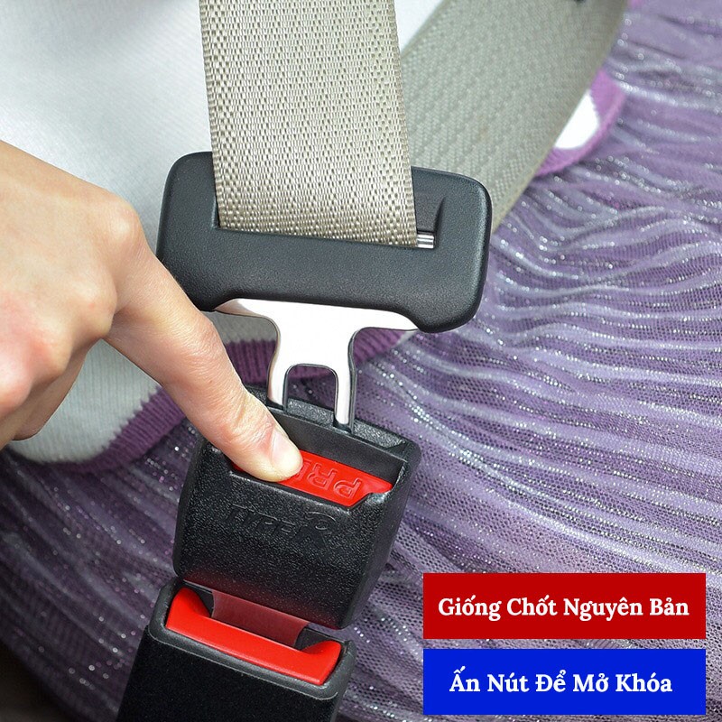 BỘ 2 CHỐT NỐI MỞ RỘNG DÂY AN TOÀN Xe Ô Tô | Chốt Ngắt Chuông Báo Khi Không Đeo Dây An Toàn