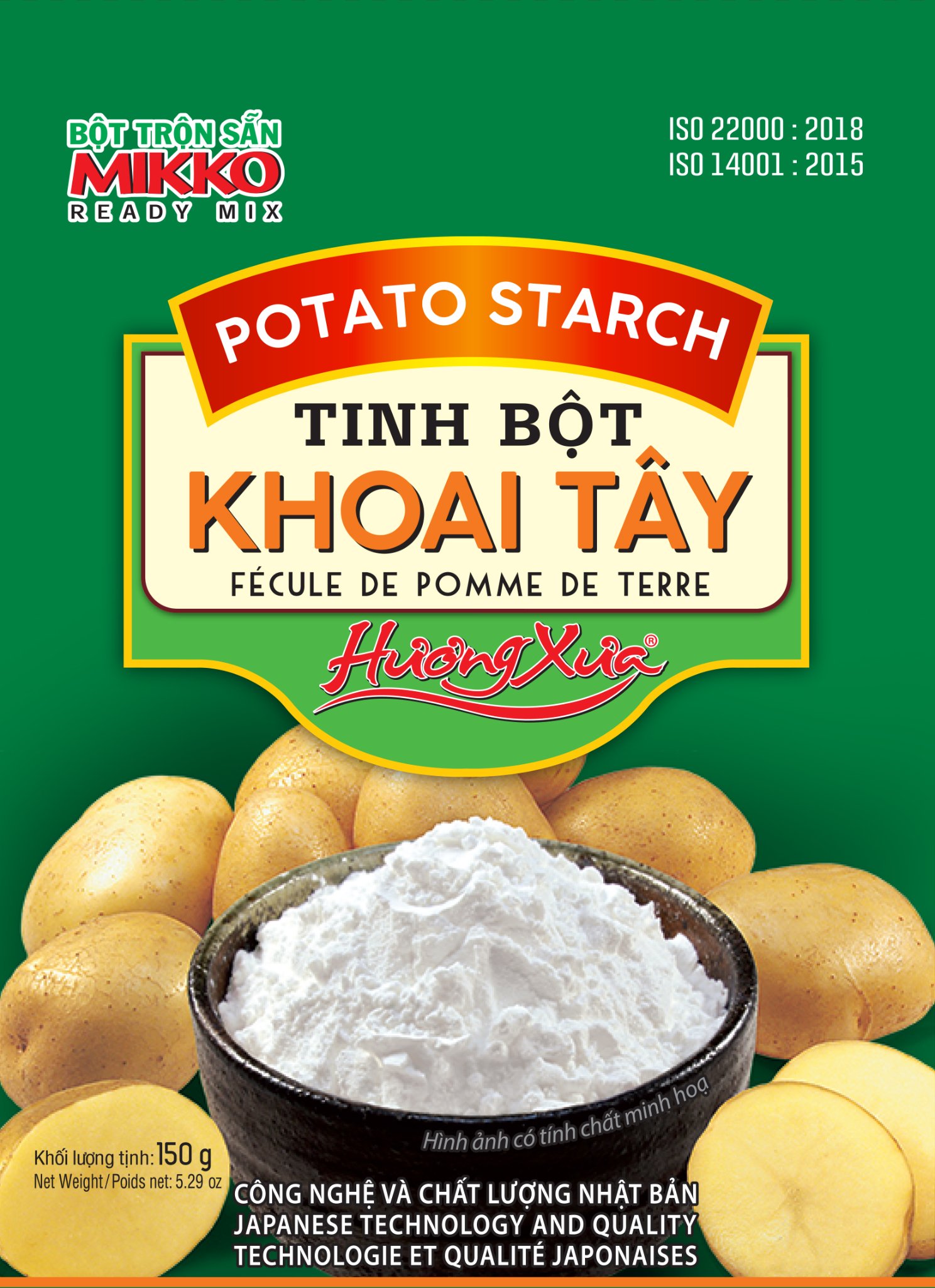 Tinh bột khoai tây 150gr Mikko Hương Xưa