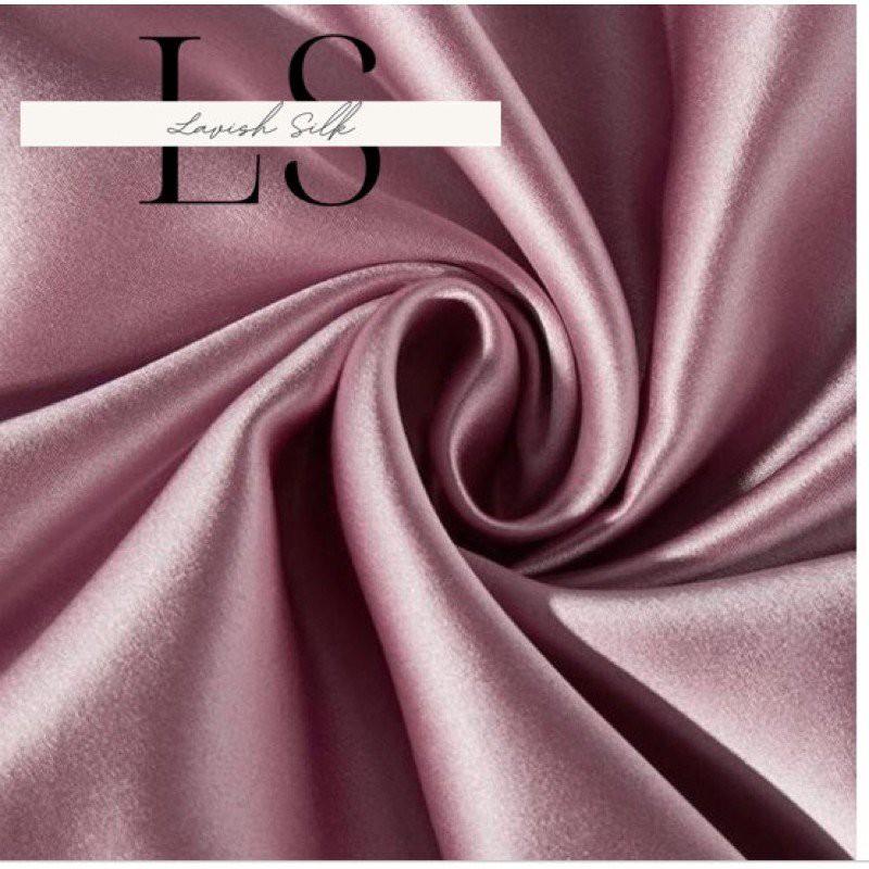 Áo Bọc Nệm Áo Bọc Topper 1m4 và 1m6 Phi Lụa Cao Cấp Lavish Silk hàng loại 1 mát lạnh không nối vải (22 màu )