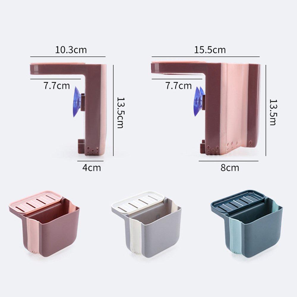 Rổ lọc rác giỏ khay lọc đựng rác đồ ăn thức ăn thừa treo bồn rửa bát rửa chén bằng nhựa gấp gọn