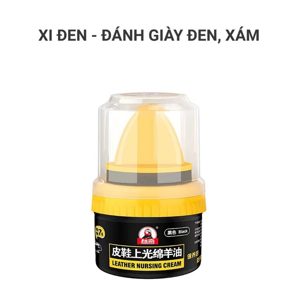 Xi Đánh Bóng Giày Da Làm Bóng Nhanh Đồ Da, Xi Kem Dưỡng Da Có Đầu Mút Hỗ Trợ - HÀNG CHÍNH HÃNG MINIIN